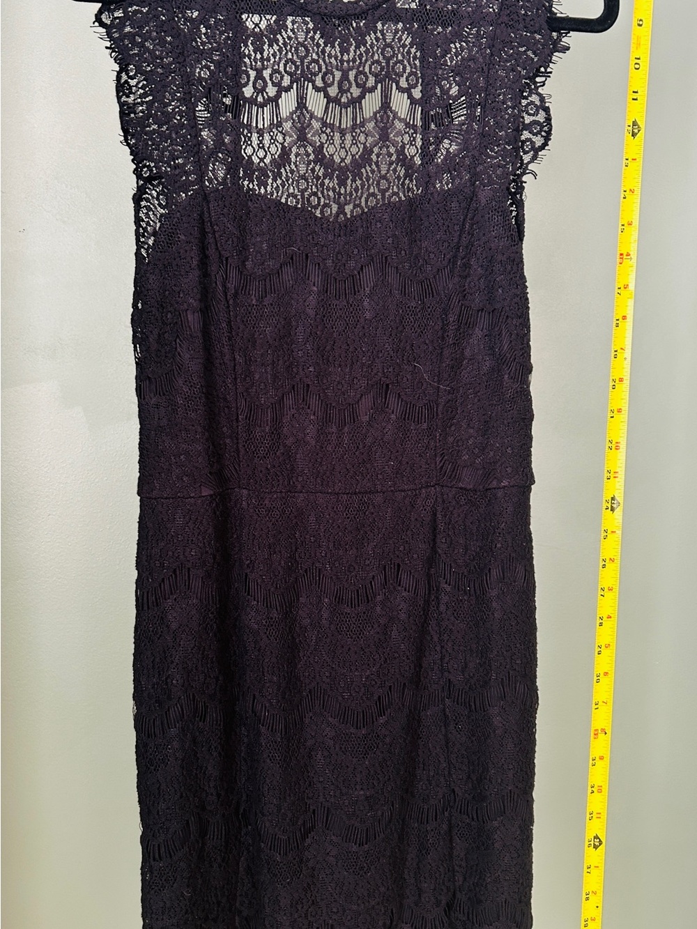 NWT Free People Black Daydreamer Lace Mini Dress M Open Back